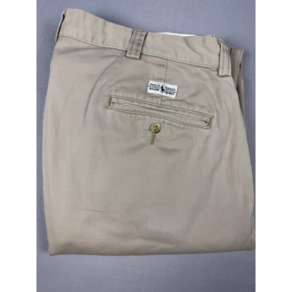 Polo Ralph Lauren Other - Polo Ralph Lauren Philip Pant Mens 37x34 Khaki Tan Cotton Twill Chino Trousers